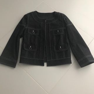 トゥービーシック(TO BE CHIC)のTO BE CHIC💖デニムジャケット 美品 ブラック(Gジャン/デニムジャケット)