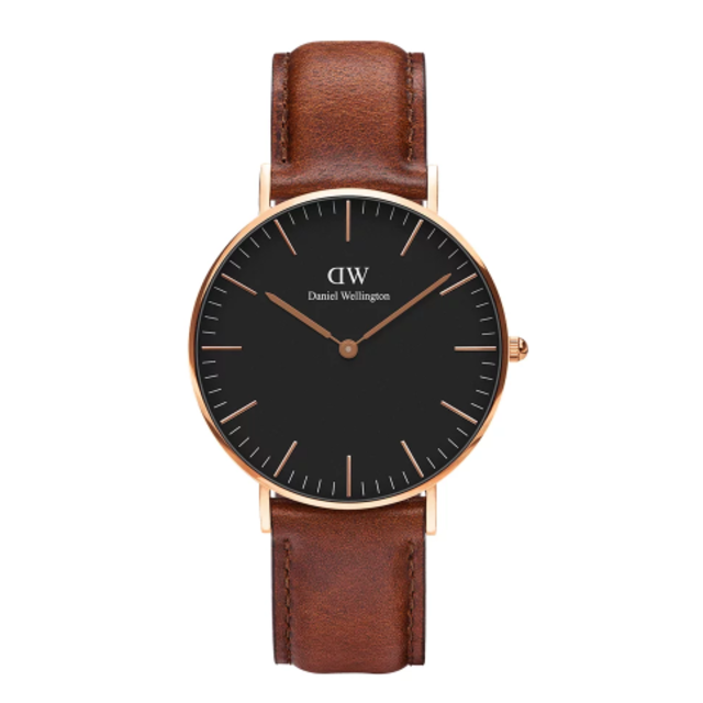 Daniel Wellington(ダニエルウェリントン)の[月末大セール！] ダニエルウェリントン クラシックブラック　モース 36mm レディースのファッション小物(腕時計)の商品写真