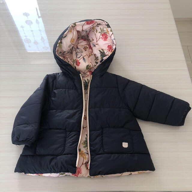 ZARA KIDS(ザラキッズ)のzaraベビー  リバーシブル アウター キッズ/ベビー/マタニティのベビー服(~85cm)(ジャケット/コート)の商品写真