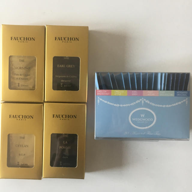 WEDGWOOD(ウェッジウッド)のFAUCHON &WEDGWOOD 紅茶 ティーバッグ 計35袋 食品/飲料/酒の飲料(茶)の商品写真