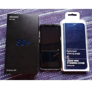 サムスン(SAMSUNG)のGalaxy S8+ ブラック SC-03J
 SIMフリー 
(スマートフォン本体)