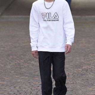 コムデギャルソン(COMME des GARCONS)の希少 gosha rubchinsky 17ss fila (スウェット)