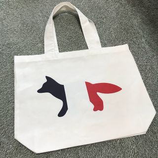 メゾンキツネ(MAISON KITSUNE')のメゾンキツネ  トートバッグ ホワイト(トートバッグ)