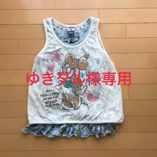 ディズニー(Disney)の【ゆきだる様専用 】ミニーちゃん✩2枚重ねタンクトップ＆浮き輪(Tシャツ/カットソー)