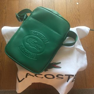 シュプリーム(Supreme)のSupreme Lacoste ショルダーバック グリーン(ショルダーバッグ)