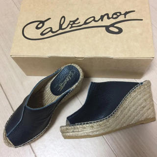 カルザノール(Calzanor)のカルザノール レザー サボ サンダル 36(サンダル)