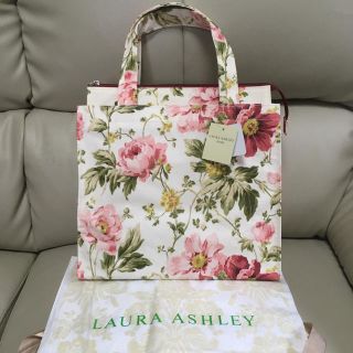 ローラアシュレイ(LAURA ASHLEY)のローラアシュレイ スクエアバッグ(トートバッグ)