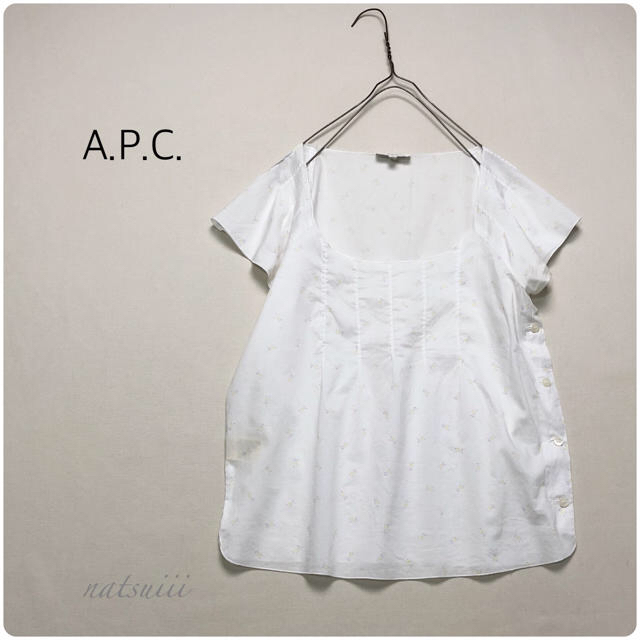 A.P.C アーペーセー .  サイドボタン ブラウス フランス製