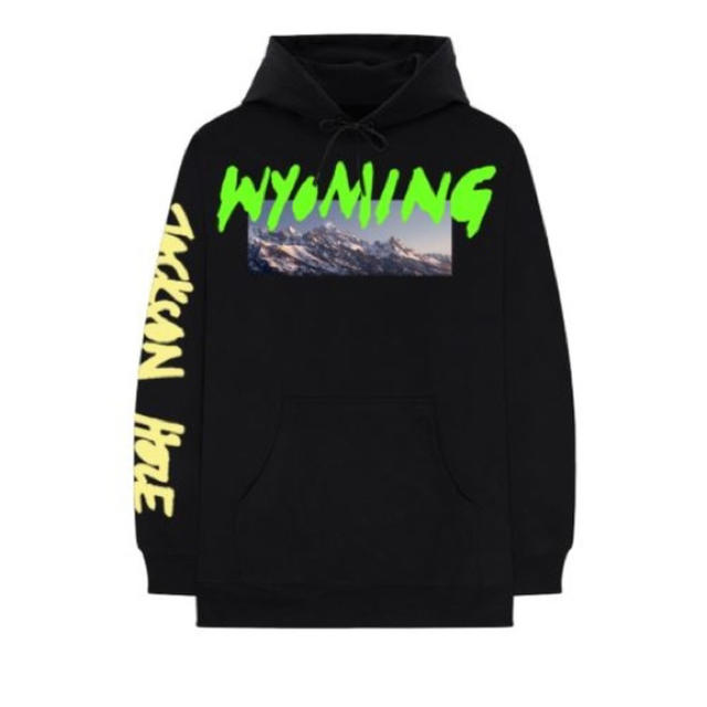 KANYE WEST WYOMING YE MERCH HOODIE BLACK