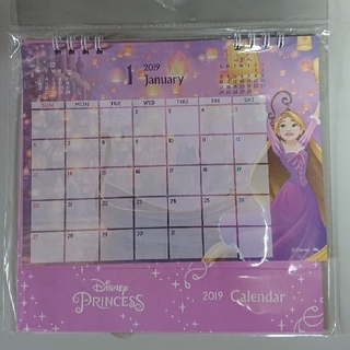 ディズニー(Disney)のプリンセス 卓上リングカレンダー 2019(カレンダー/スケジュール)
