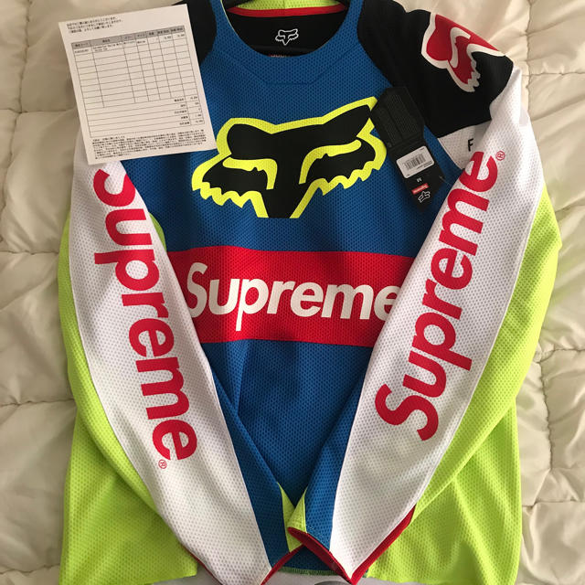Supreme(シュプリーム)のSupreme Fox Racing Moto Jersey Top メンズのトップス(Tシャツ/カットソー(七分/長袖))の商品写真