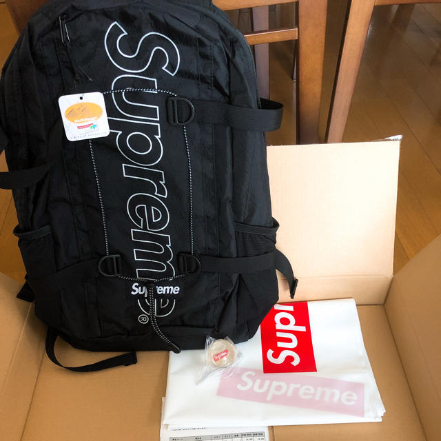 supreme  18AW Backpack  BLACK