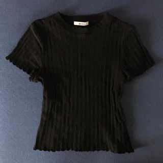 スナイデル(SNIDEL)のsnidel メローコンパクトリブトップス(Tシャツ(半袖/袖なし))