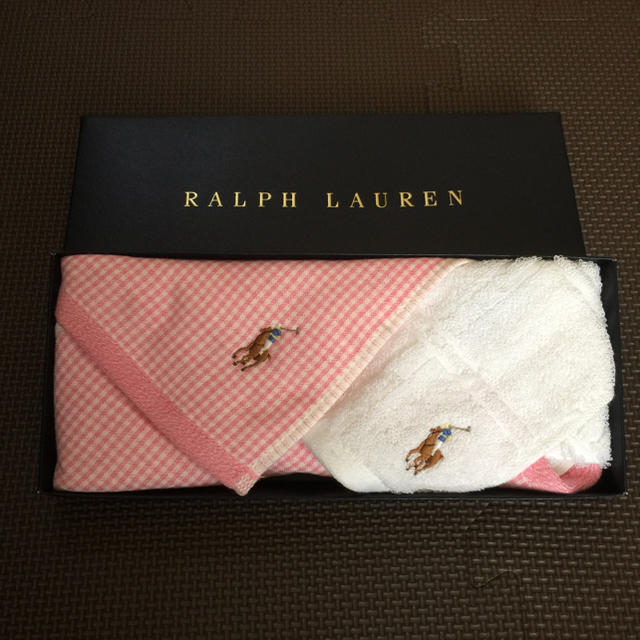 Ralph Lauren(ラルフローレン)の★新品未使用★ ラルフローレン ミニハンドタオル インテリア/住まい/日用品の日用品/生活雑貨/旅行(タオル/バス用品)の商品写真