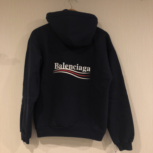 balenciaga 2017aw 100周年記念キャンペーンロゴパーカー