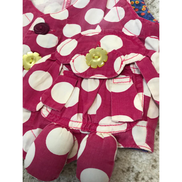 VANA VANA(バナバナ)の新品 バナバナ 100㎝ 女の子 ピンク 水玉 ドット キッズ/ベビー/マタニティのキッズ服女の子用(90cm~)(Tシャツ/カットソー)の商品写真