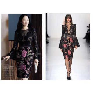 タダシショウジ(TADASHI SHOJI)の新品 2018 Tadashi Shoji ドレス 膝丈ワンピース ブラック(ひざ丈ワンピース)