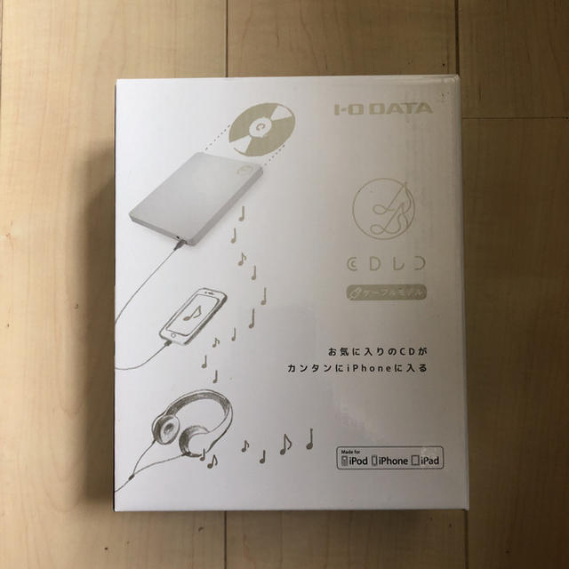 IODATA(アイオーデータ)のiodata iPhone用CDレコーダー  スマホ/家電/カメラのオーディオ機器(その他)の商品写真