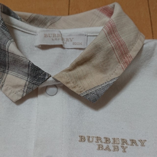BURBERRY(バーバリー)のバーバリー ロンパース 80cm キッズ/ベビー/マタニティのベビー服(~85cm)(ロンパース)の商品写真