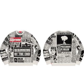 シュプリーム(Supreme)のNewsprint Sweater(ニット/セーター)