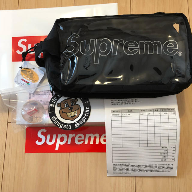 Supreme(シュプリーム)のSupreme 18 aw Utility Bag black 黒 シュプリーム メンズのバッグ(セカンドバッグ/クラッチバッグ)の商品写真