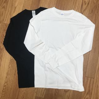 ギルタン(GILDAN)のGILDAN ギルダン 2枚セット 白 黒(Tシャツ/カットソー(七分/長袖))