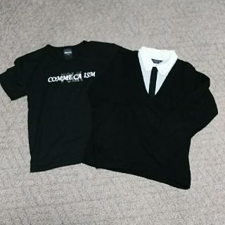 コムサイズム(COMME CA ISM)のコムサイズム ２枚セット 半袖Tシャツ＆長袖 130サイズ(Tシャツ/カットソー)