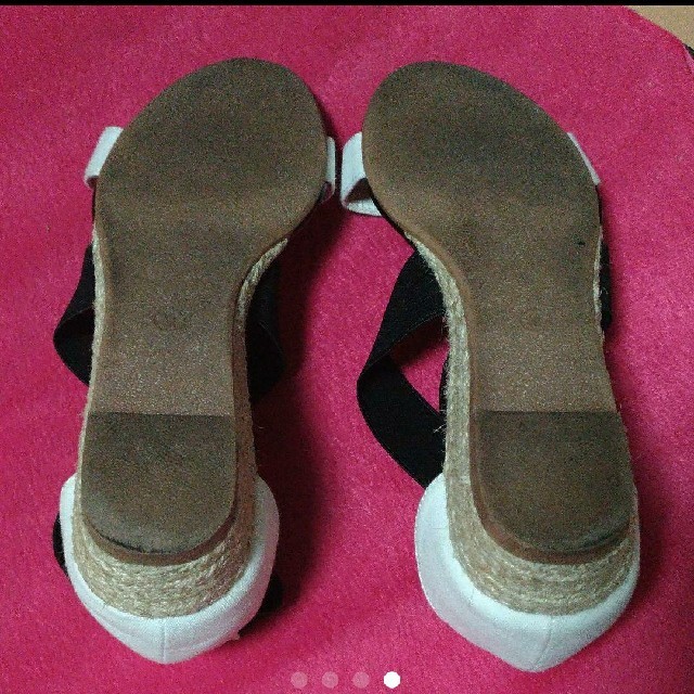 GU(ジーユー)のGU サンダル クロスゴムベルト Ｍサイズ レディースの靴/シューズ(サンダル)の商品写真