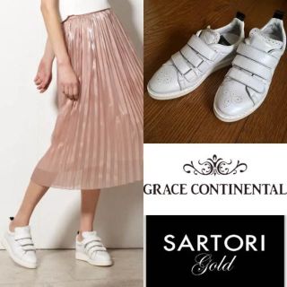 グレースコンチネンタル(GRACE CONTINENTAL)のグレースコンチネンタル×SARTORI SGベルクロスニーカー(ローファー/革靴)