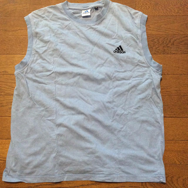 adidas(アディダス)のadidas  tシャツ ブルー メンズのトップス(Tシャツ/カットソー(半袖/袖なし))の商品写真