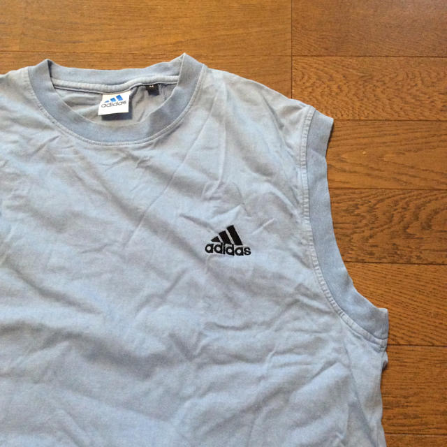 adidas(アディダス)のadidas  tシャツ ブルー メンズのトップス(Tシャツ/カットソー(半袖/袖なし))の商品写真