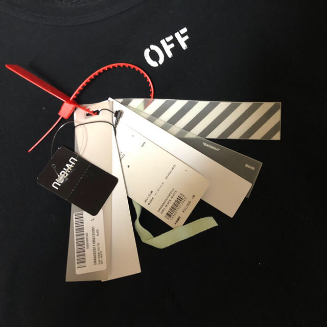 りタグをお OFF-WHITE スプレーTシャツの通販 by ライ｜オフホワイトならラクマ - offwhite メンズ