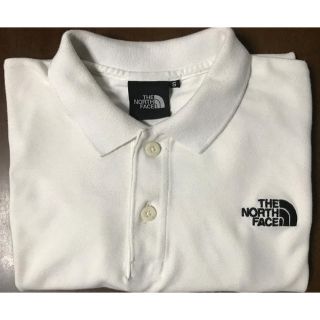 ザノースフェイス(THE NORTH FACE)のノースフェイス ポロシャツ ホワイト sizeS 美品(ポロシャツ)