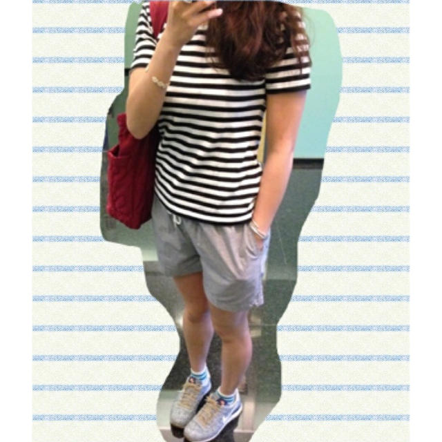 marimekko(マリメッコ)の【marimekko】SOKKO ボーダーカットソー Tシャツ レディースのトップス(カットソー(半袖/袖なし))の商品写真