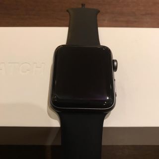 アップルウォッチ(Apple Watch)の(美品) Apple Watch series2 42mm GPS(腕時計(デジタル))