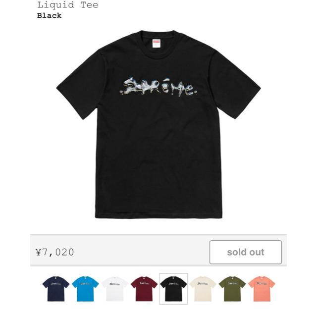 supreme Liquid Tee Lサイズのサムネイル