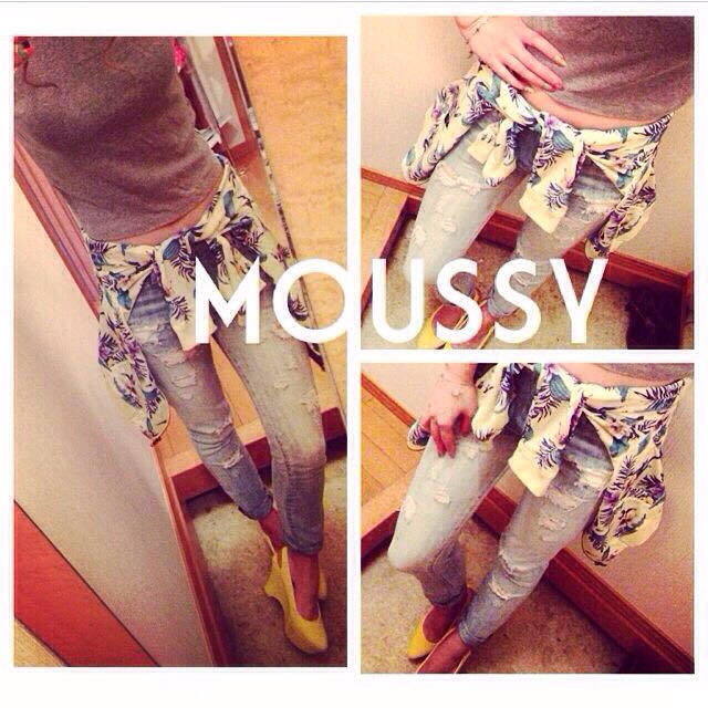 moussy(マウジー)のmoussy スキニーデニム レディースのパンツ(デニム/ジーンズ)の商品写真