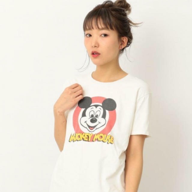 ANOTHER EDITION(アナザーエディション)のアナザーエディション　ミッキーTシャツ レディースのトップス(Tシャツ(半袖/袖なし))の商品写真