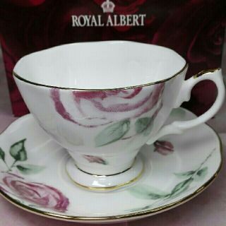 ロイヤルアルバート(ROYAL ALBERT)の新品未使用ロイヤルアルバートのカップ&ソーサー１客セット(グラス/カップ)