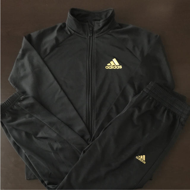 140㎝ adidas キッズ ジャージ上下セット ブラック