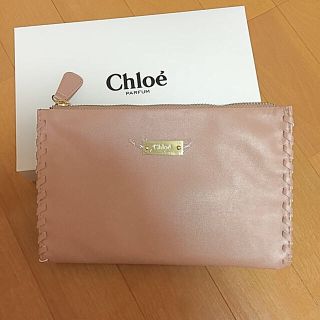 クロエ(Chloe)のChloe 限定ポーチ(ピンクベージュ)(ポーチ)