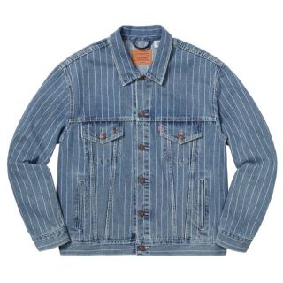 シュプリーム(Supreme)のSupreme Levi's pinstripe trucker jacket (Gジャン/デニムジャケット)