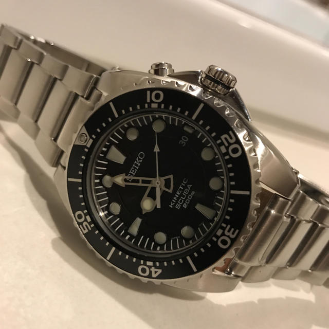 超美品 SEIKO KINETIC SCUBA 200M 日本製 | フリマアプリ ラクマ