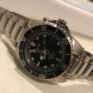 セイコー(SEIKO)の超美品 SEIKO KINETIC SCUBA 200M 日本製(腕時計(アナログ))