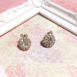 ジャスグリッティー(JUSGLITTY)のジャス♡キラキラストーンピアス(ピアス)