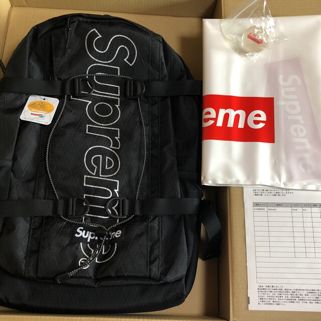 supreme backpack 2018FW