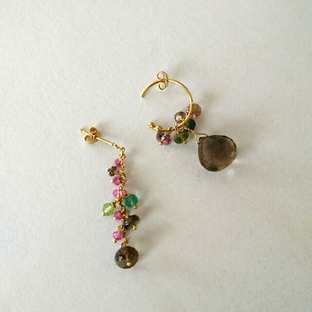 大阪買蔵 スイートピーsweet pea ピアス片耳 ピアス(片耳用