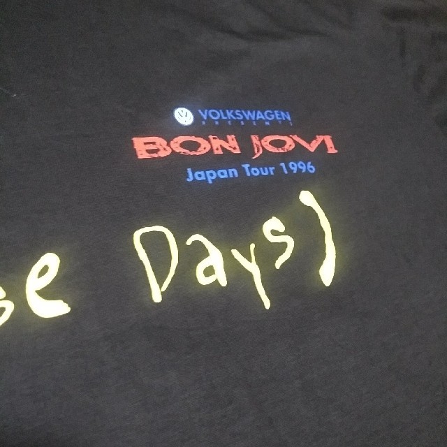 激レア！BON JOVI 1996JapanTour Ｔシャツ ボンショビ エンタメ/ホビーのタレントグッズ(ミュージシャン)の商品写真