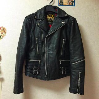acdc レザー ライダースの通販 21点 | フリマアプリ ラクマ