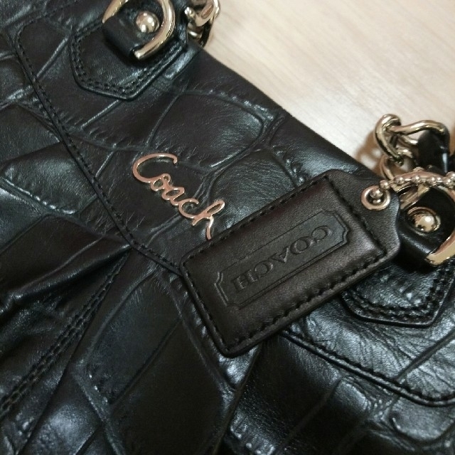 COACH - COACH☆トートバッグ☆クロコ型押しの通販 by おゆ's COACH - COACH☆トートバッグ☆クロコ型押しの通販 by おゆ's